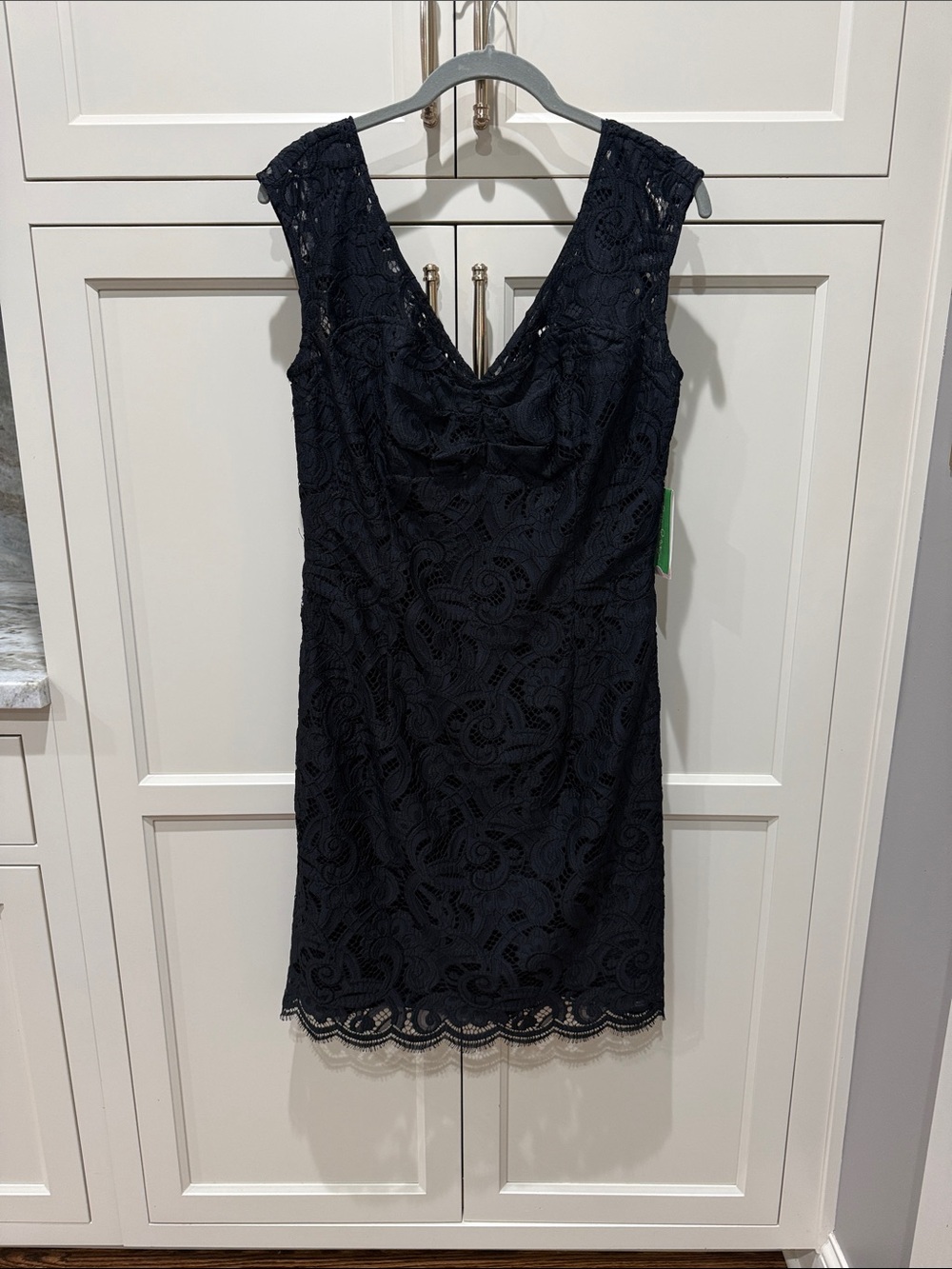 NWT Lilly Pulitzer Black Rosaline Lace Dress Sz 8-10